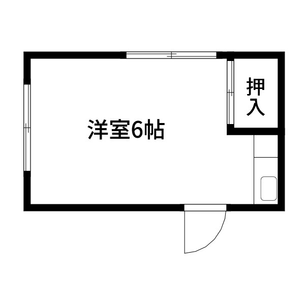 共和荘 間取り図