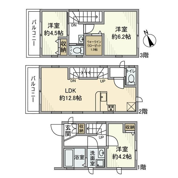 西日暮里4丁目戸建 間取り