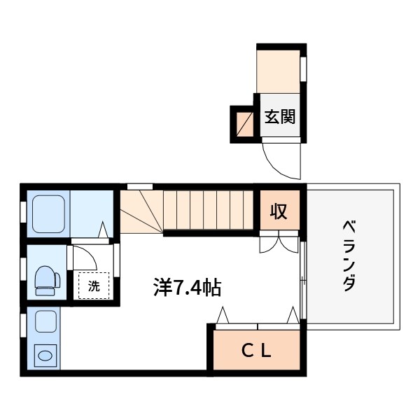 コーポアリカワ  間取り