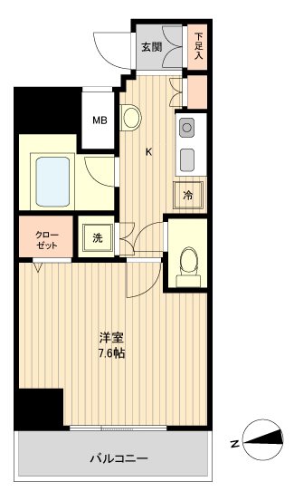ラクラス新御徒町 間取り