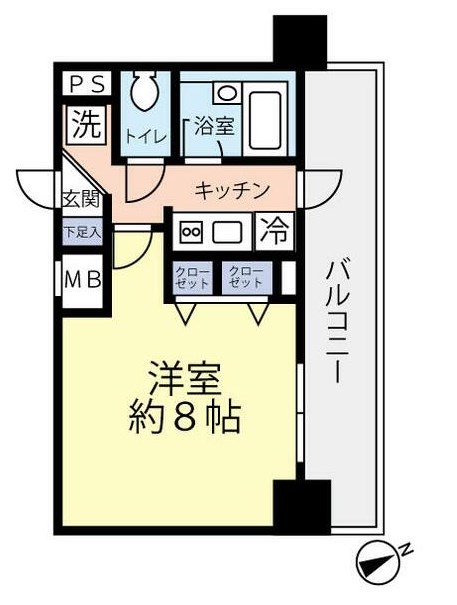 サンスタレ西浅草  間取り