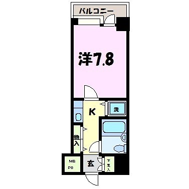 浅草スカイレジテル  間取り