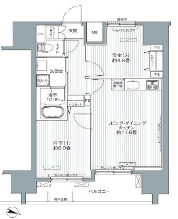センテニアル王子神谷  間取り