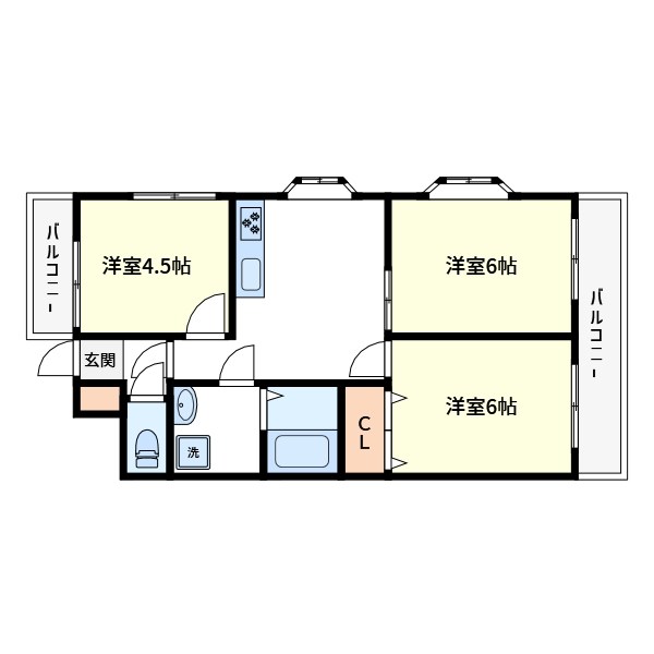 ブランフリーゼ 間取り図