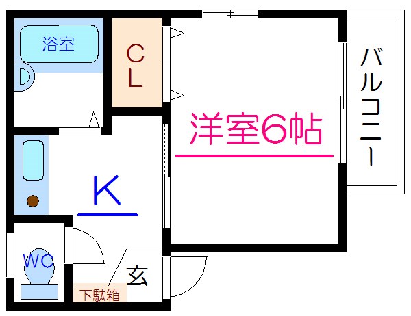 DANハイツ 間取り図