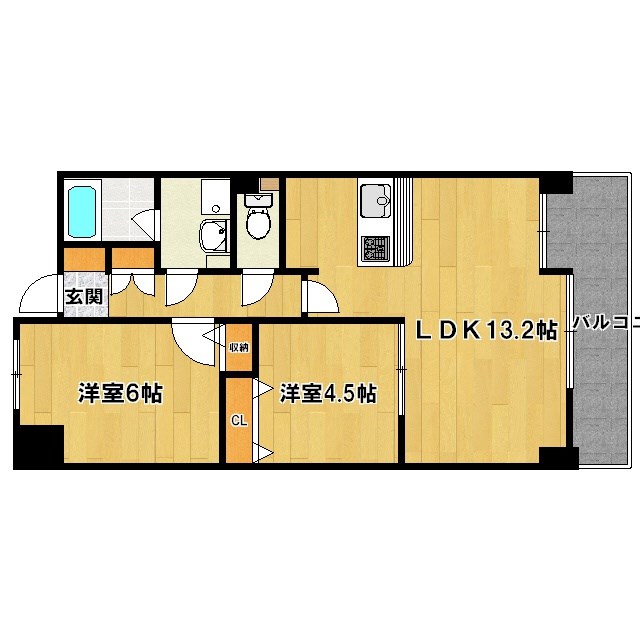 ラ・ポーム   間取り