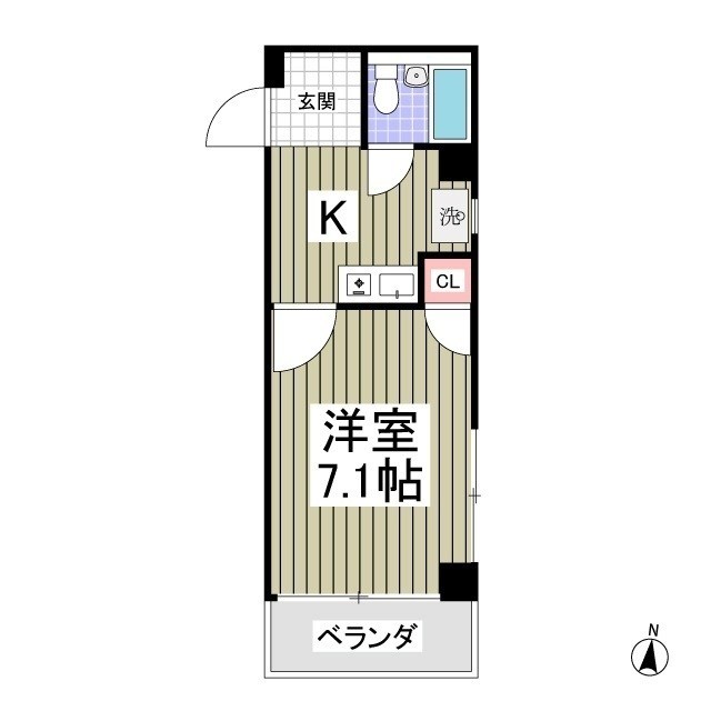 コーポときわ  間取り図