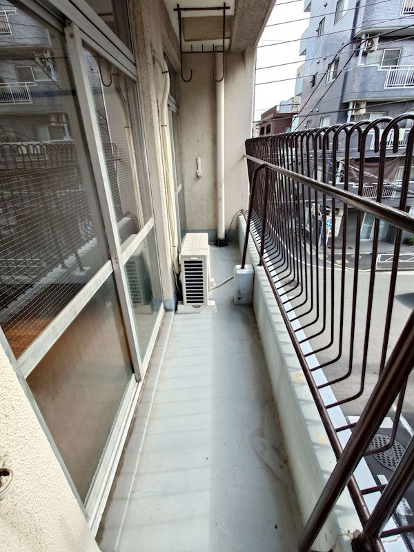 コーポウエダ ベランダ