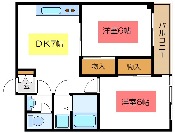 花みずきⅡ 間取り