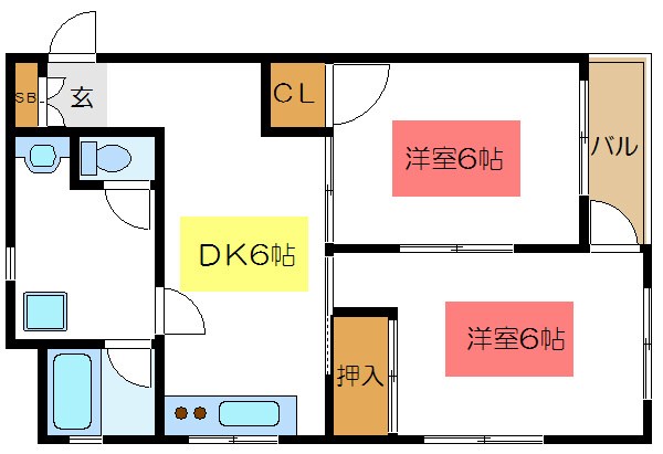 メゾンＳＫ 間取り図