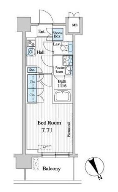 プレノ清澄庭園    間取り図