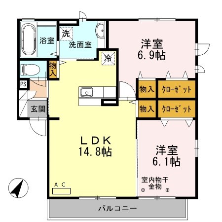 フィオーレ 間取り図