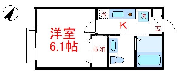 宮内サンハイツ西新井M３   間取り