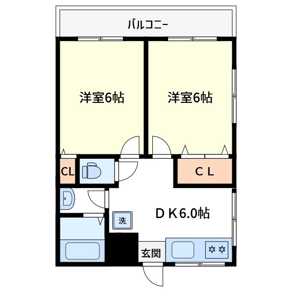 メゾン森Ⅱ 間取り