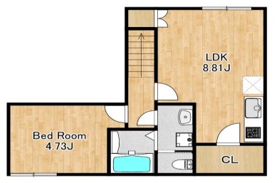 ルシェル葛西 301号室 間取り