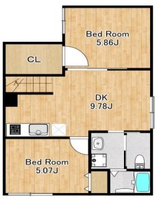 ルシェル葛西 302号室 間取り