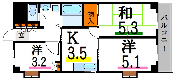 柴又第2STマンション 間取り