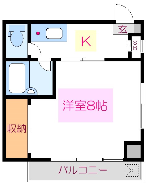 ぶるーハイツ 間取り図