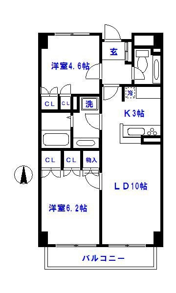 メイソンリー梅島 間取り