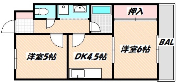 メゾン福栄 間取り図