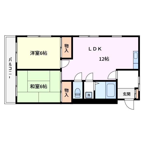 ときわハイツ 間取り