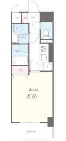 フランシール 1009号室 間取り