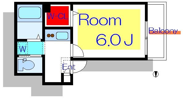 宮内サンハイツ北千住   間取り図