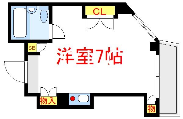 コスモフラッツ  間取り