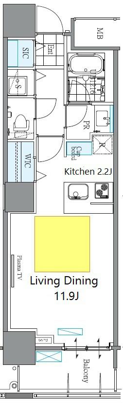 ロイヤルパークスタワー南千住 間取り