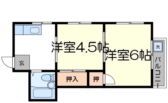ハイコーポ南行徳 101号室 間取り