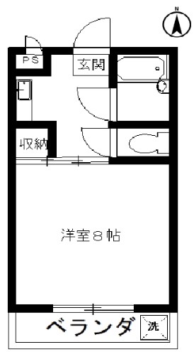 松屋コーポ 間取り図