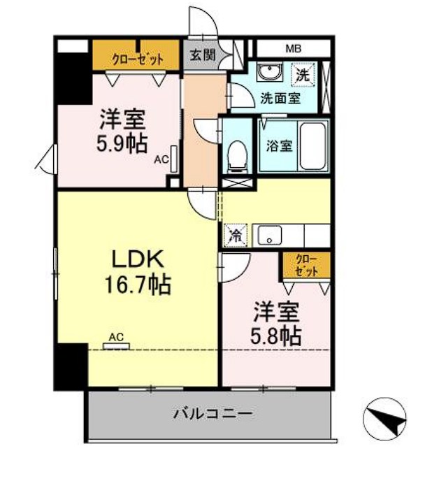 ロイヤルＫＪ  間取り
