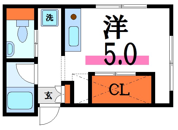 東小岩ハイツ 間取り図