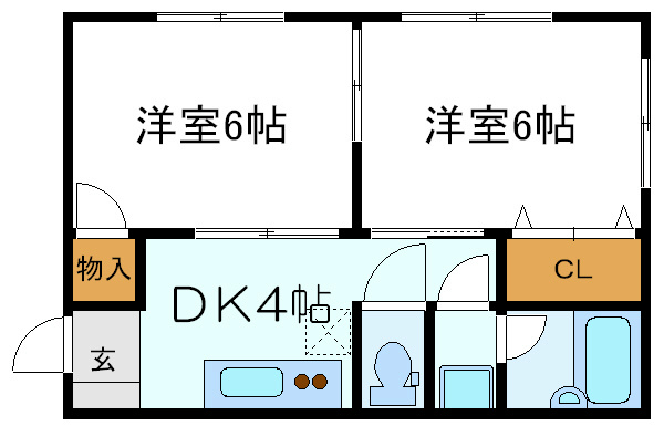 カーサアプリコルテ 間取り図