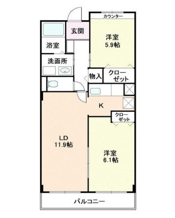 リヴェール・メゾン  間取り図