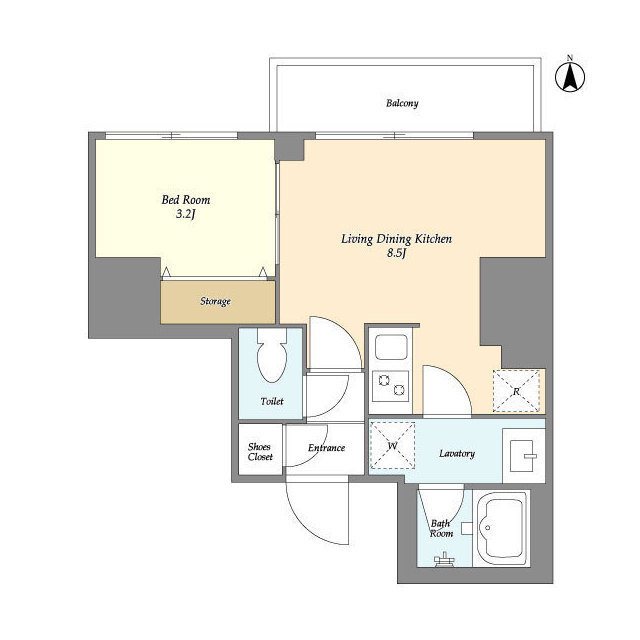 クラリティア西日暮里 間取り