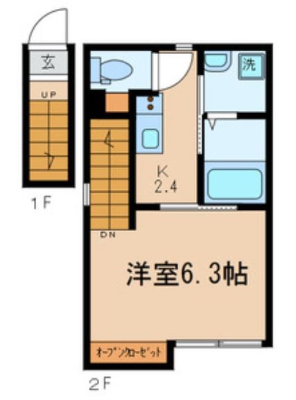 プラージュ王子神谷 間取り