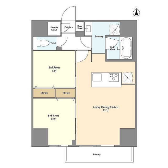 クラリティア西日暮里 間取り