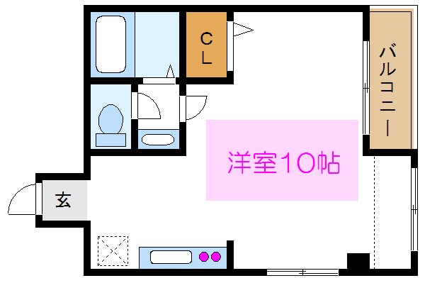 メゾンセピアンローズ 間取り
