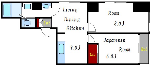 矢島ビル 501号室 間取り