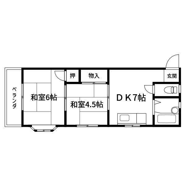 グリンデルハイツ 間取り図