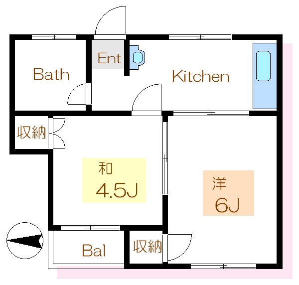 コーポ佐野 間取り図