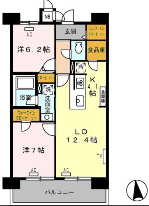 ロイヤルパークス西新井 間取り