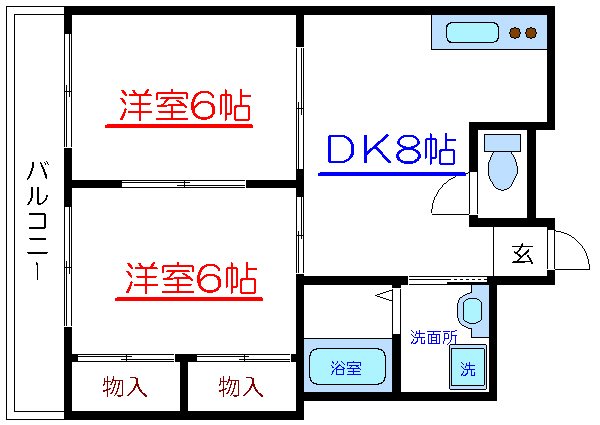 ガーデンフラッツ平井 間取り