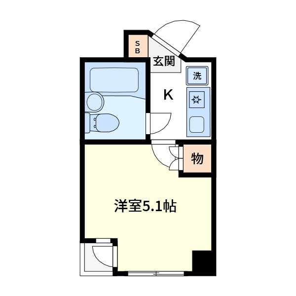 メゾンながとろ   間取り