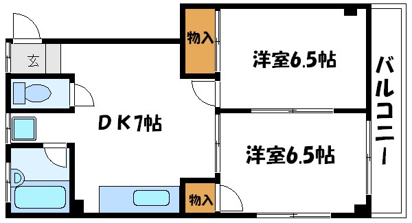 サンライズパレス 間取り図