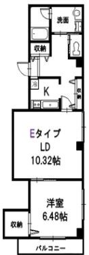 イーストワン平井  間取り図