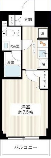ＨＹ’ｓ　ｃｒｅｃｅｒ　清澄白河   間取り