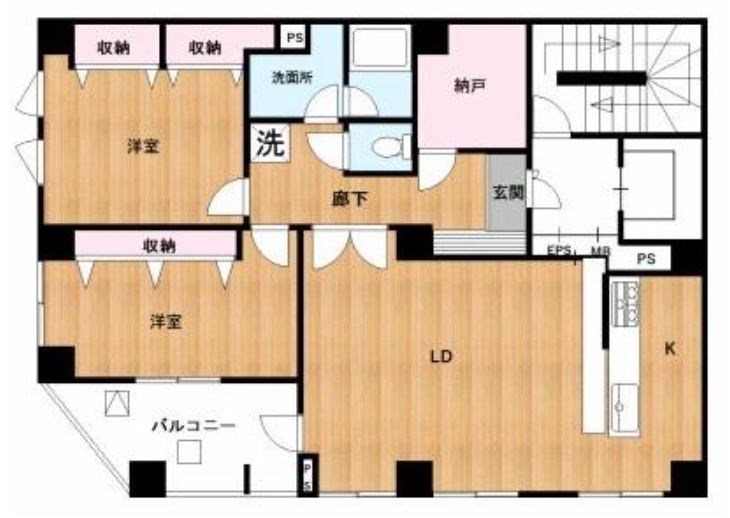 プレイスカサレリア 間取り図