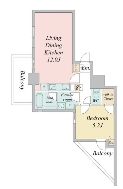 ドゥーエ日本橋  間取り